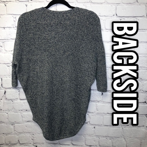 Express oversized long sleeve vneck sweater top - Picture 2 of 8